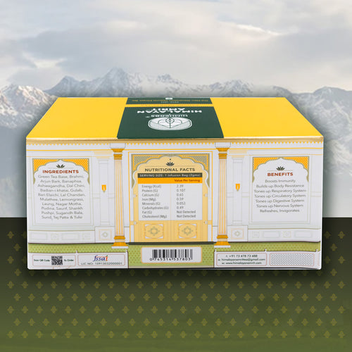 Himalayan Amrit Kangra Herbal Tea (25 Premium Pyramid Teabags)